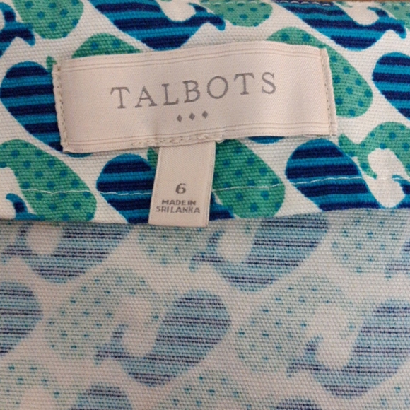 Talbots Women's Size 6 Print A-Line Mini Skirt - Picture 4 of 5